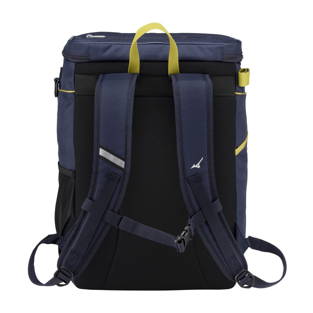 MIZUNO - 【美品】MIZUNO  野球、ソフトボール用 バックパック ネイビー MIZUNO 【刺繍対応・刺繍代別途】 ミズノ 野球・ソフトボール用