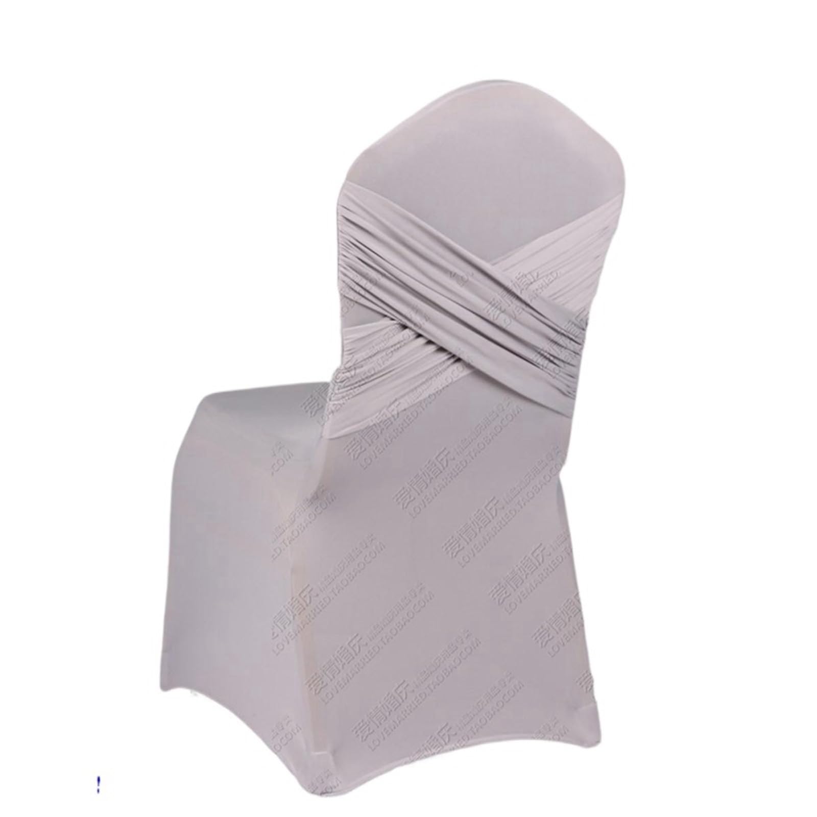 RRYPBOVG Wedding Chair Cover Universal Spandex Wedding Chair Covers, Two Cross Swag Back, Birthday Party Decoration