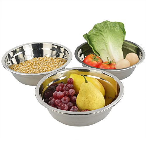 Eagrye Stainless Steel Mixing Bowls/Metal Prep Bowls, Set Of 4 #TOP5