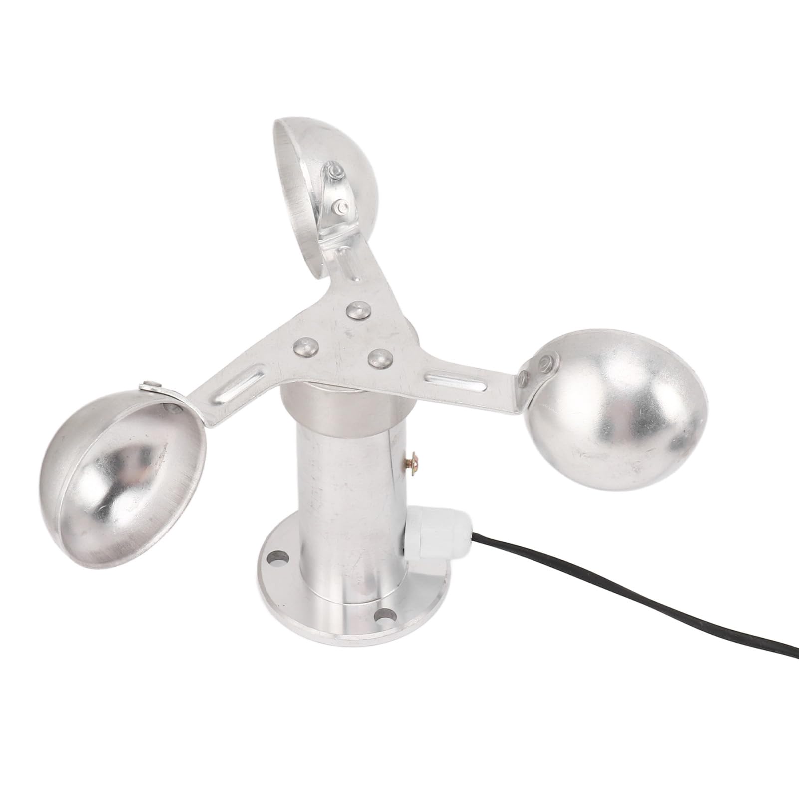 Anemometro per Gru a Torre 3 Pale del Ventilatore Dispositivo di Allarme velocità del Ad Alta Precisione per Centrali Elettriche per Stazioni Meteorologiche, USB 5V