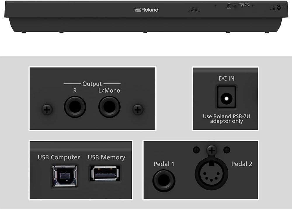 Roland FP-30X with Sustain Pedal Bundle - Digital Piano, 88 Key Weighted Keyboard, Roland Keyboard, Portable Keyboard Piano BLACK Roland FP-30X with Sustain Pedal Bundle - Digital Piano, 88 Key Weighted Keyboard, Roland Keyboard, Portable Keyboard Piano BLACK