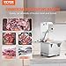 VEVOR Commercial Electric Meat Bandsaw, 2200W Stainless Steel Countertop Bone Sawing Machine, Workbeach 18.5