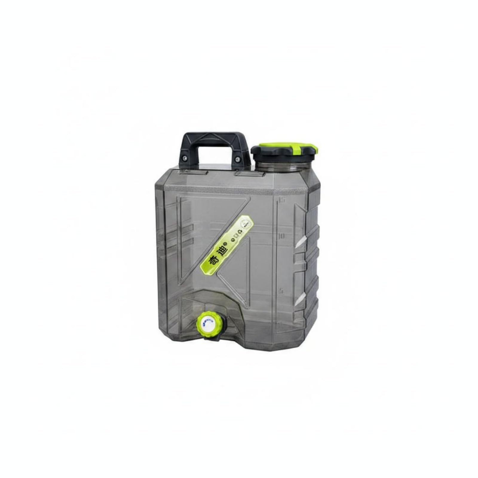 Water Container Handheld Car Water Container Food-Safe Safe for Campers, Outdoor, Grey, 15L-image-3
