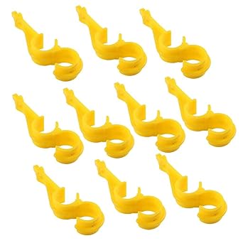 Excluzo 10 Pieces Poultry Chicken House Drinking Waterline Pipe Clip Long S