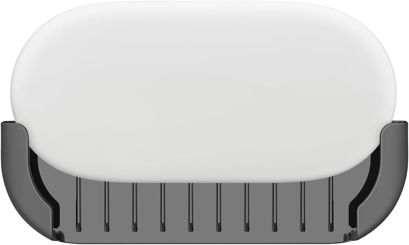 Mount for Google TV Streamer 4K - 2024 Google Streaming TV Box Holder Accessories with Dual Installation Options (Adhesive & Screw Drill Kit), Overheating Prevention (Black)