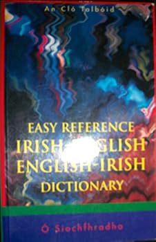 Paperback Easy Reference Irish-English/English-Irish Dictionary Book