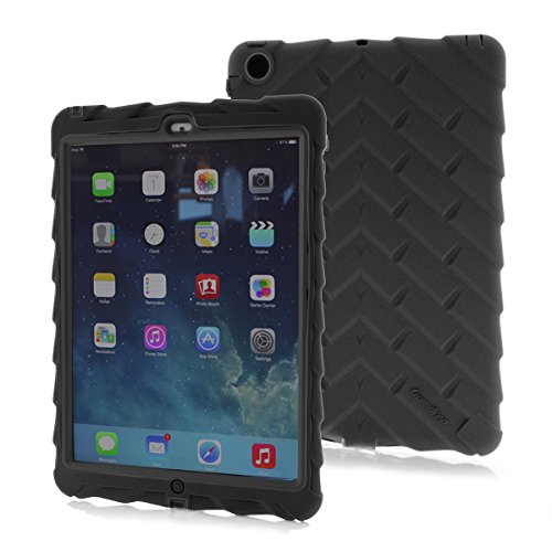Apple iPad Air Drop Tech Black Gumdrop Cases Silicone Rugged Shock Absorbing Protective Dual Layer Cover Case