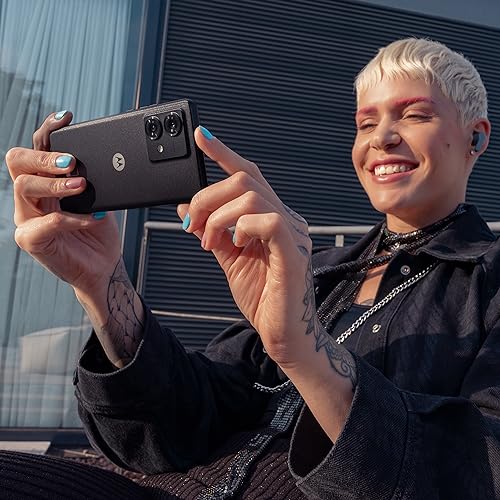 Motorola Mobility Edge40 Neo Smartphone avec  écran FHD+ 6 55" appareil photo 50 MP 12 5000 mAh Android 13 avec coque de protection + adaptateur de voiture - vue 5