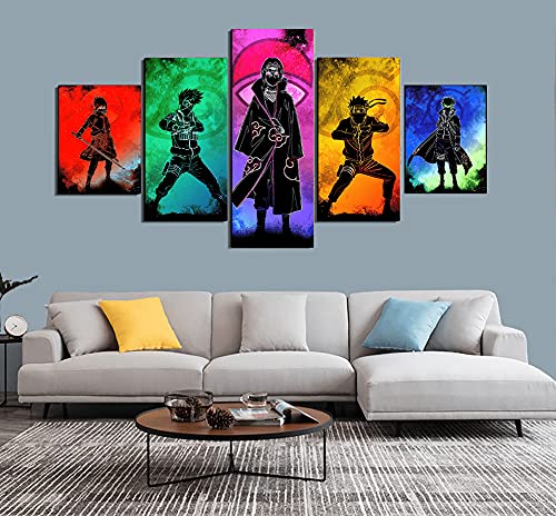Mtebocc Anime Poster Pack Teens Posters Bedroom Art Room Decor Give Boy Gifts 6 Piece Canvas Wall Art Paintings Canvas Hd Picture Prints With Frame #TOP3