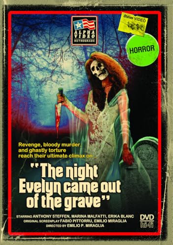 The Night Evelyn Came Out of the Grave DVD Alpha Video Rewind Película Terror Importación 2