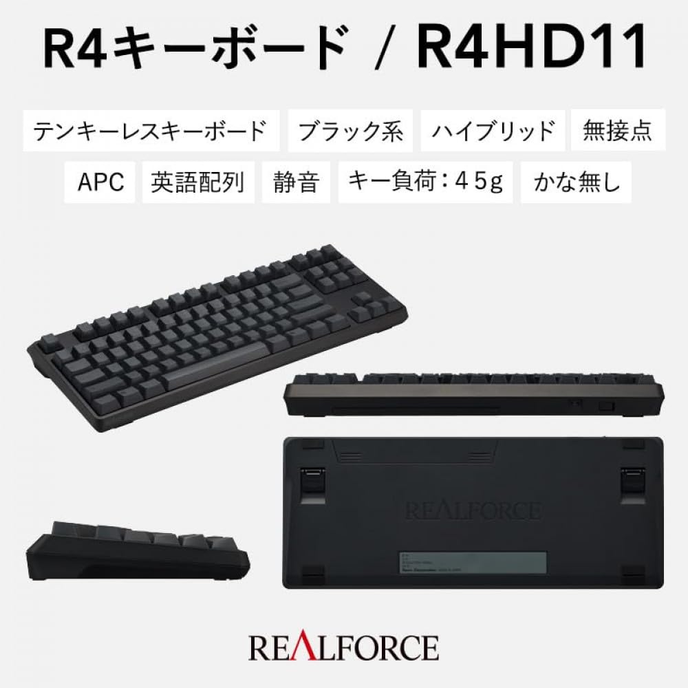 Amazon | 東プレ REALFORCE R4 プロのためのプレミアムキーボード 英語