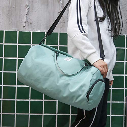 Elonglin Bolsa esportiva impermeável para academia com compartimento para sapatos, Cobertura total,