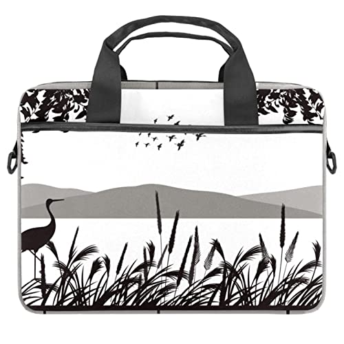 Sacoche bandoulière ordinateur portable 13 pouces housse pc 14 pouces