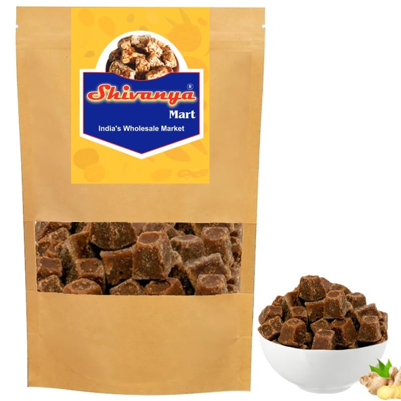 Shivanya Mart Sukku Karuppatti Dried Ginger Palm Jaggery - 1 kg