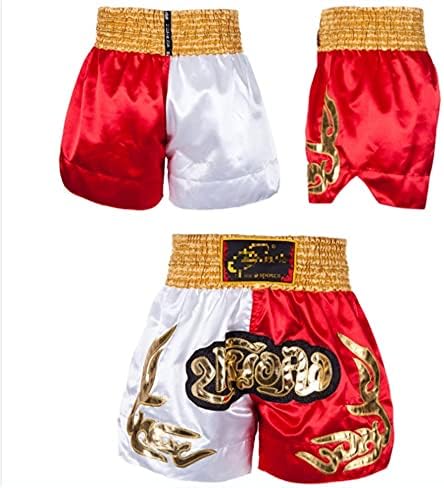 快適なファイティングショーツ ファイティング三田競技トレーニング刺繍ショートパンツムエタイショーツMMAは格闘技キックボクシンググラ