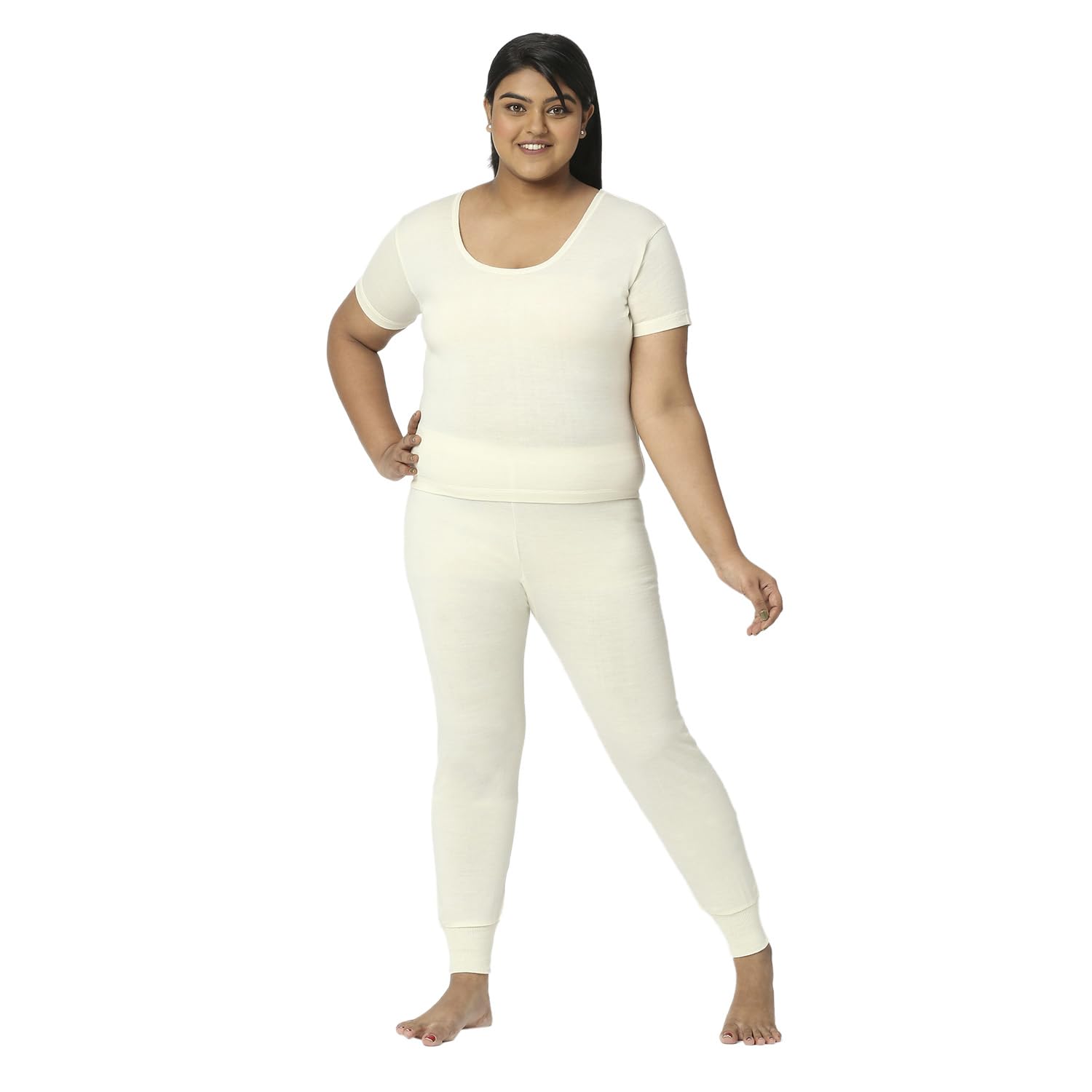 Women Pure Wool Half Sleeves Vest-image-49