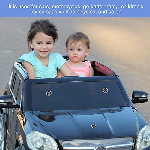 Oiiki 2Pcs 3D Crown Car Emblem Badge Decal, Rhinestones Metal Crown Emblems Badges Bumper Stickers, Men Women Automotive Exterior Accessories For Auto Suv Truck Motorcycle (Black&Silver) #TOP5