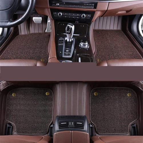 Tapis de sol antidérapants BMW E82 cuir pour trajets quotidiens et voyage