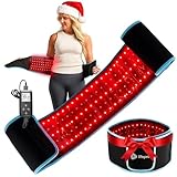 Lifepro Red Light Therapy Belt – Infrared Red Light Therapy for Body, Back and Shoulder - 660nm & 850nm Near Infrared Heating Pad – Adjustable & Portable for Wellness & Relaxation