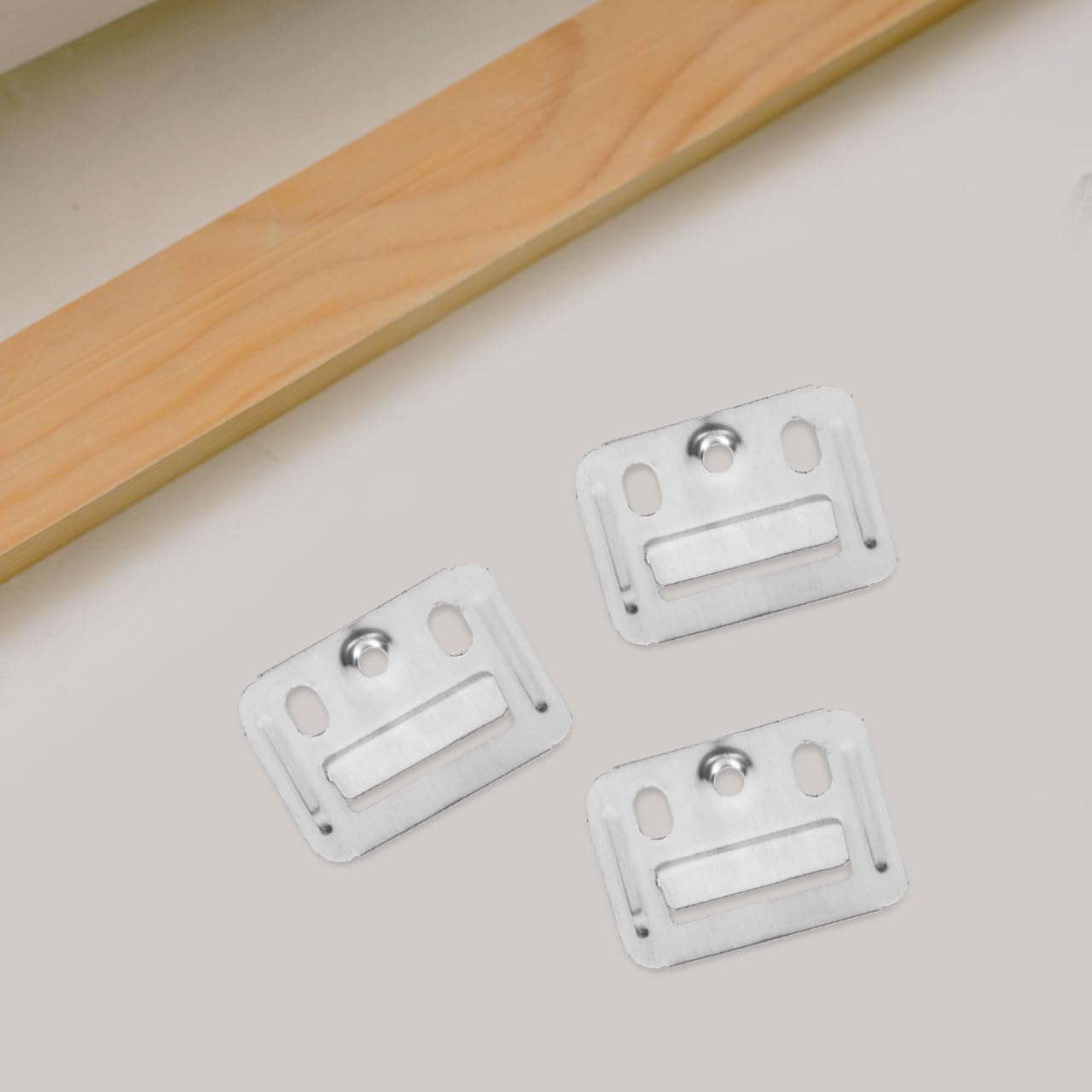 100Pcs Stainless Steel Wall Panel Buckle Clips for Bamboo Fiber Wall Panels - Easy Installation Fasteners