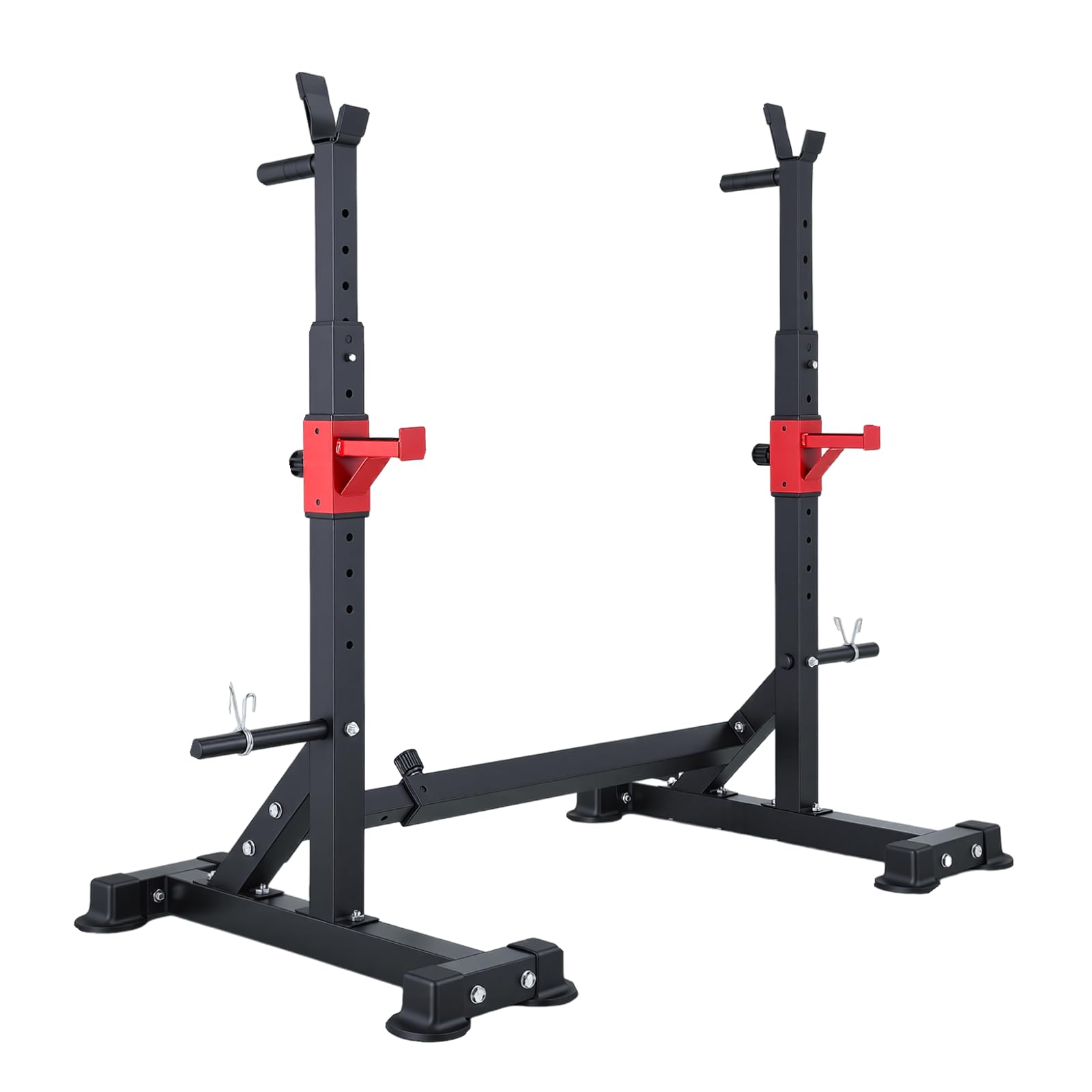 Supporto regolabile per squat e manubri, 12 livelli, 300 kg, per casa