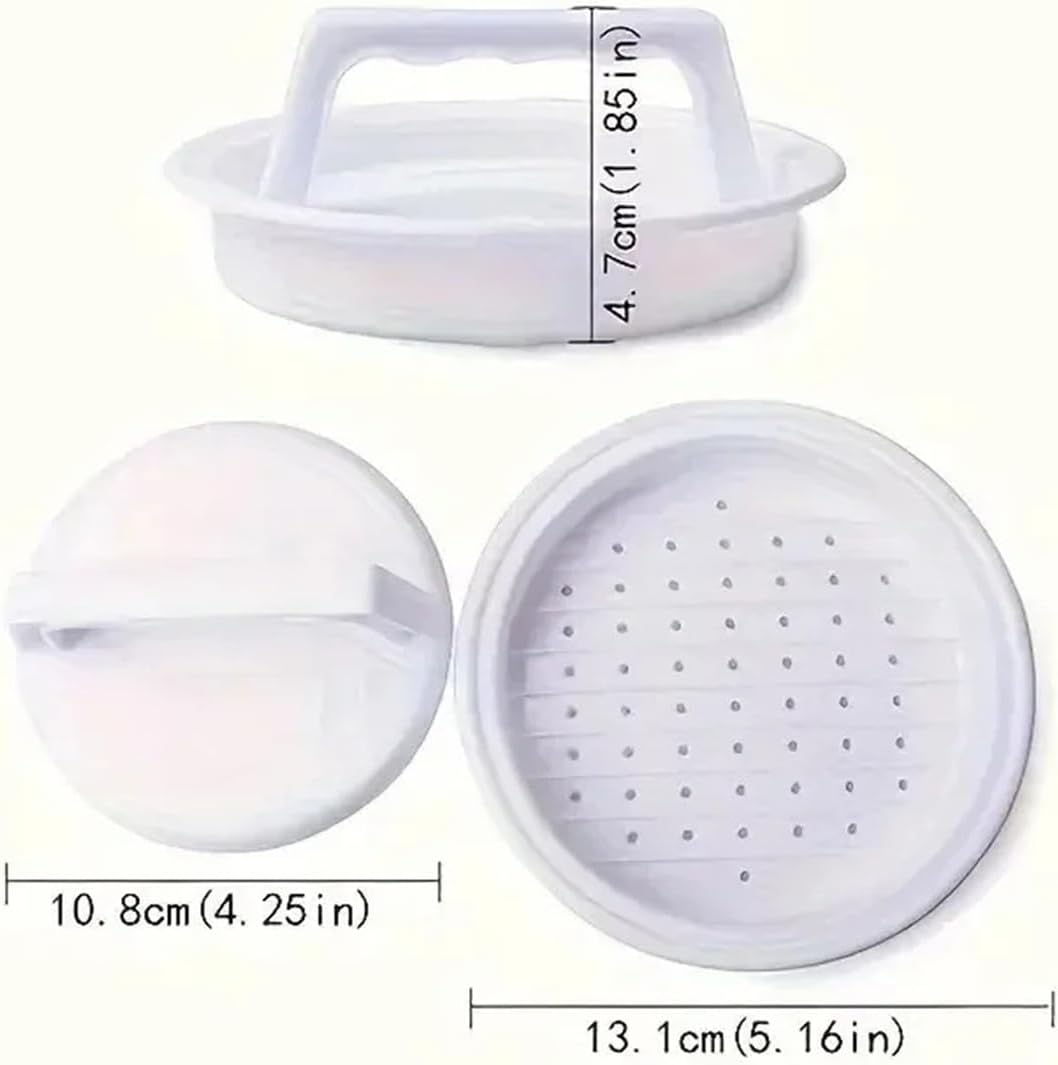 1PC Stuffed Hamburger Press, Plastic Burger Maker Mould