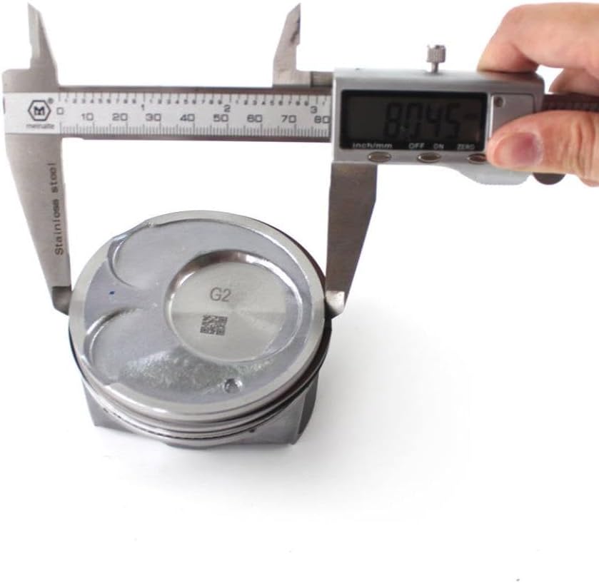 4PCS Piston And Ring Kit Compatible With Soul Forte5 Koup 2.0L G4NC 2014-2018 Engine Overhaul Performance