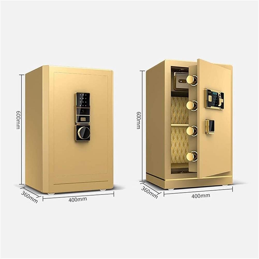 Caja de Seguridad Caja Fuerte ignífuga a Prueba de Agua Cajas Fuertes de Alta Seguridad Caja Fuerte Digital electrónica Caja Fuerte de Acero para el hogar - Caja Fuerte más Grande Que Las estándar F