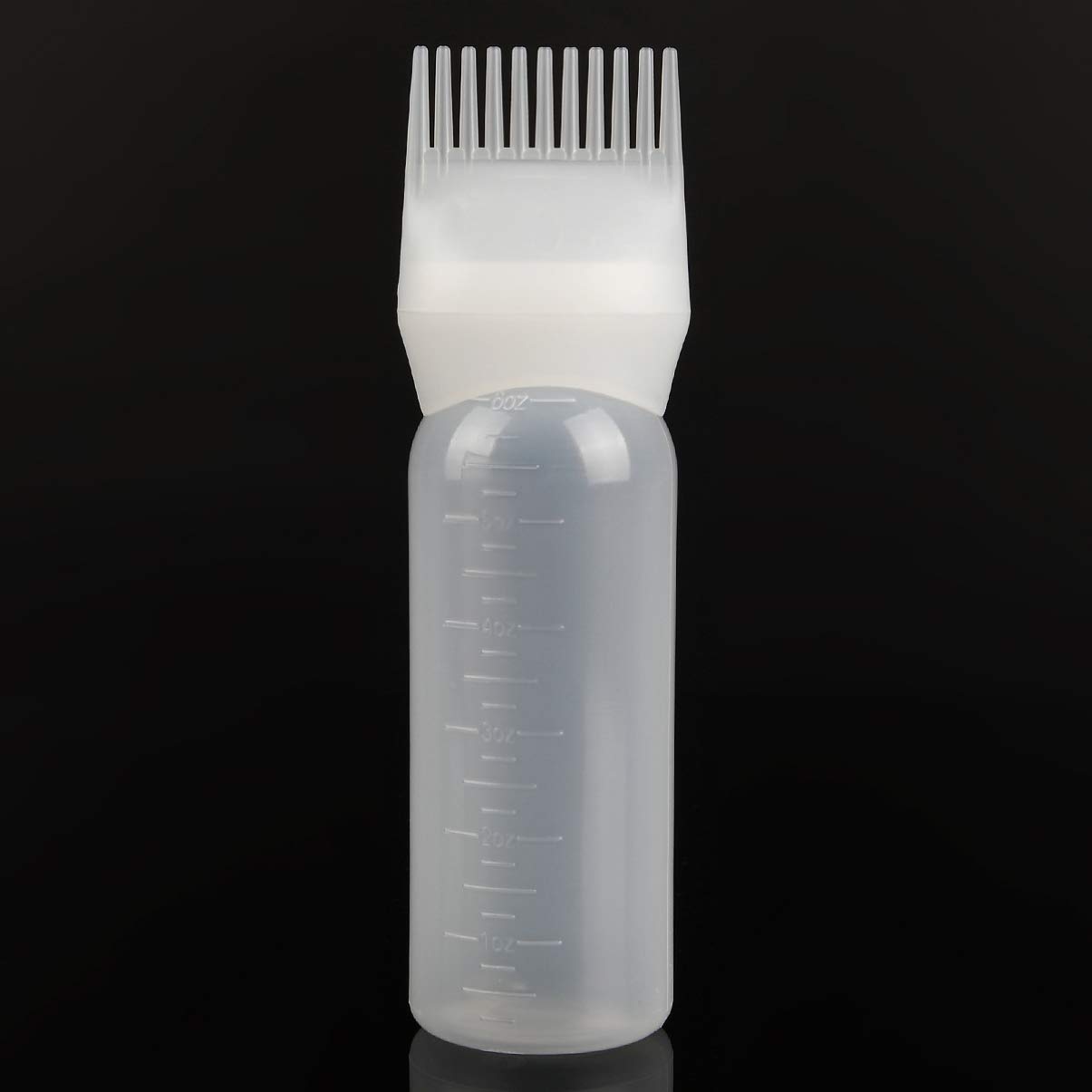 Lurrose 3pcs Applicator Bottle Root Comb Hair Dye Bottle Plastic Squeeze Bottles for Hair Coloring and Scalp Treament (White, Pink, Purple) : Beauty & Personal Care