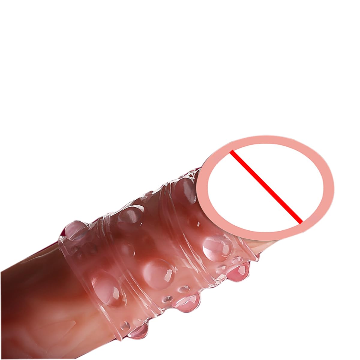 penisring mit kondom WFbag Transparenter Große Penis Extender Kondome mit Cockring,  Wiederverwendbare TPE Pennis Manschette Männlichen Penisvergrößerung  Penishülle Hülse Dick Dildo Erotik Sexspielzeug,White : Amazon.de: Drogerie  & Körperpflege main image 0