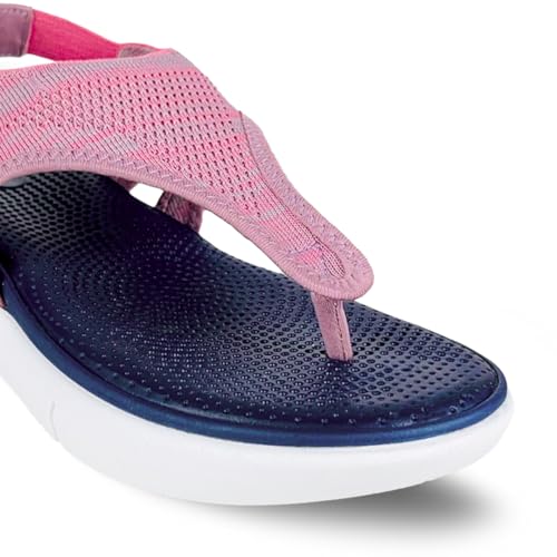 Image of KazarMax FlexiKnit Women Casual Sandal | Breathable | Stylish | Anti-Skid | Durable | Comfortable | Sporty Thong Sandals