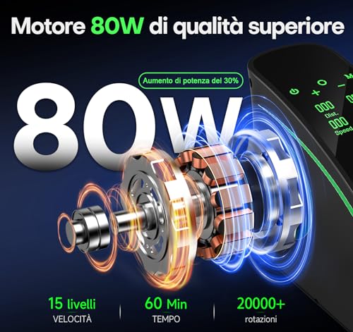 Fousae Ellittica Elettrico, 2 In 1 Pedaliera Elettrica, Esercitatore Per Gambe Elettrico Per Anziani Con 15 Velocità Regolabili, Cross Trainer Da Seduti Con Telecomando E Tappetino Antiscivolo - 2