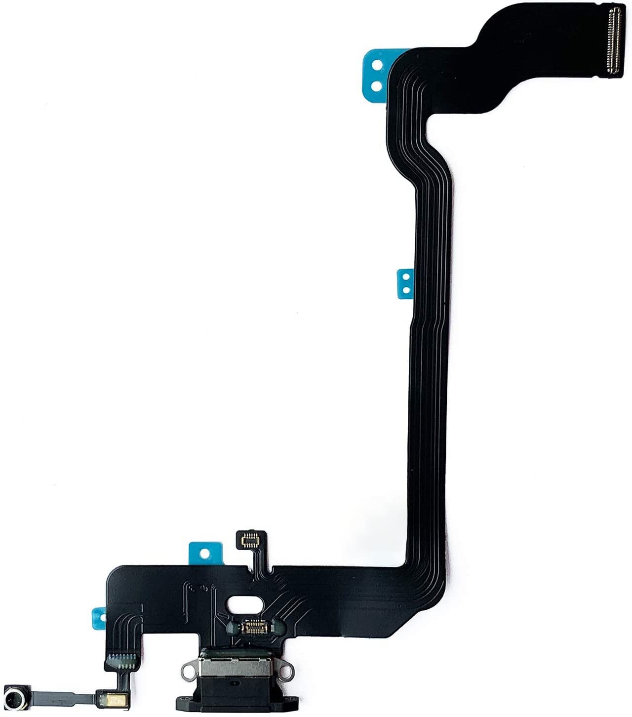 LAYONEX Micro USB Charging Port Board Dock Connector Jack Charge Flex Cable Compatible with iPhone Xs (Black)