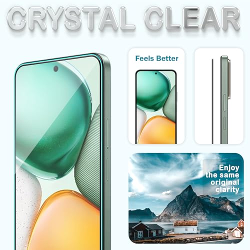 Image of ArmourPro Military-Grade Tempered Glass for Honor X7C - 9H Anti Scratch, Edge-to-Edge Coverage, HD Clarity, Smooth Touch, Case Friendly, Easy Installation Kit with Cable Protector