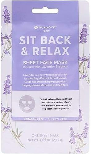 Miniatura 2 de Juego de 6 piezas de hojas de mascarillas faciales frescas de limpieza Nu-Pore Cuidado de la piel Surtido Esencias 6 Pc Set Hoja de máscaras