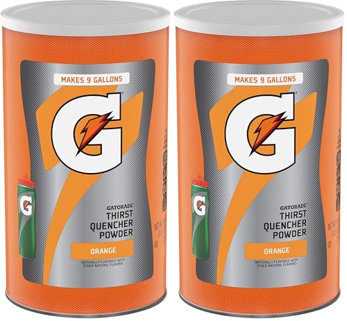 Image of Gatorade Thirst Quencher Powder, Orange, 76.5 oz (Pack of 2)