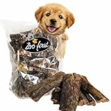 Zoofirst 5 kg Rinderlunge Lunge getrocknet fettarm Hundefutter Snack Leckerli Kauartikel