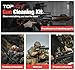 Universal Gun Cleaning Kit for All Caliber Compatible with Pistol Rifle Handgun Shotgun Hunting with Brass Rods and Cleaning Stand (Plastic jags)