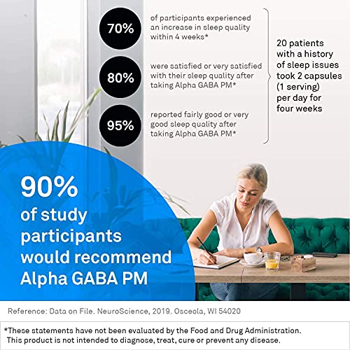Neuroscience Stress Response Support Set - Alpha Gaba Pm + Calm Cp With Melatonin, L-Theanine, Banaba Leaf & More (2 Products, 60 Count Each) #TOP2