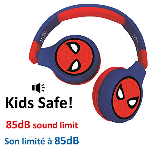 Lexibook- Spiderman-Casque Audio Enfant 2-en-1 Bluetooth Stéréo, sans Fil, Filaire, Son limité, Pliable, Ajustable… - Les Beatles, Paul McCartney, John Lennon, RIngo Starr, George Harrison Lexibook- Spiderman-Casque Audio Enfant 2-en-1 Bluetooth Stéréo, sans Fil, Filaire, Son limité, Pliable, Ajustable… – Image 4