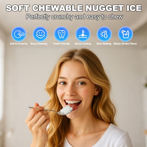 Fabricadora de Hielo Nugget SOZT 40 lb Día Acero miniatura 4