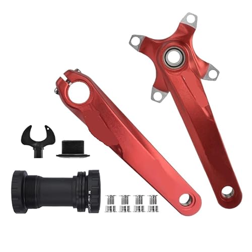 �o�C�N�N�����N�Z�b�g���]�Ԓ��󓝍��N�����N�C�����ꂽ�V���O���f�B�X�N 104BCD 32 34 36 38 40 42T �{�g���u���P�b�g(Red crank BB)