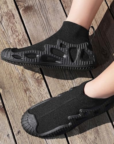 Niepce Inc Lightweight Breathable Knit Men’s Slip On Walking Shoes4