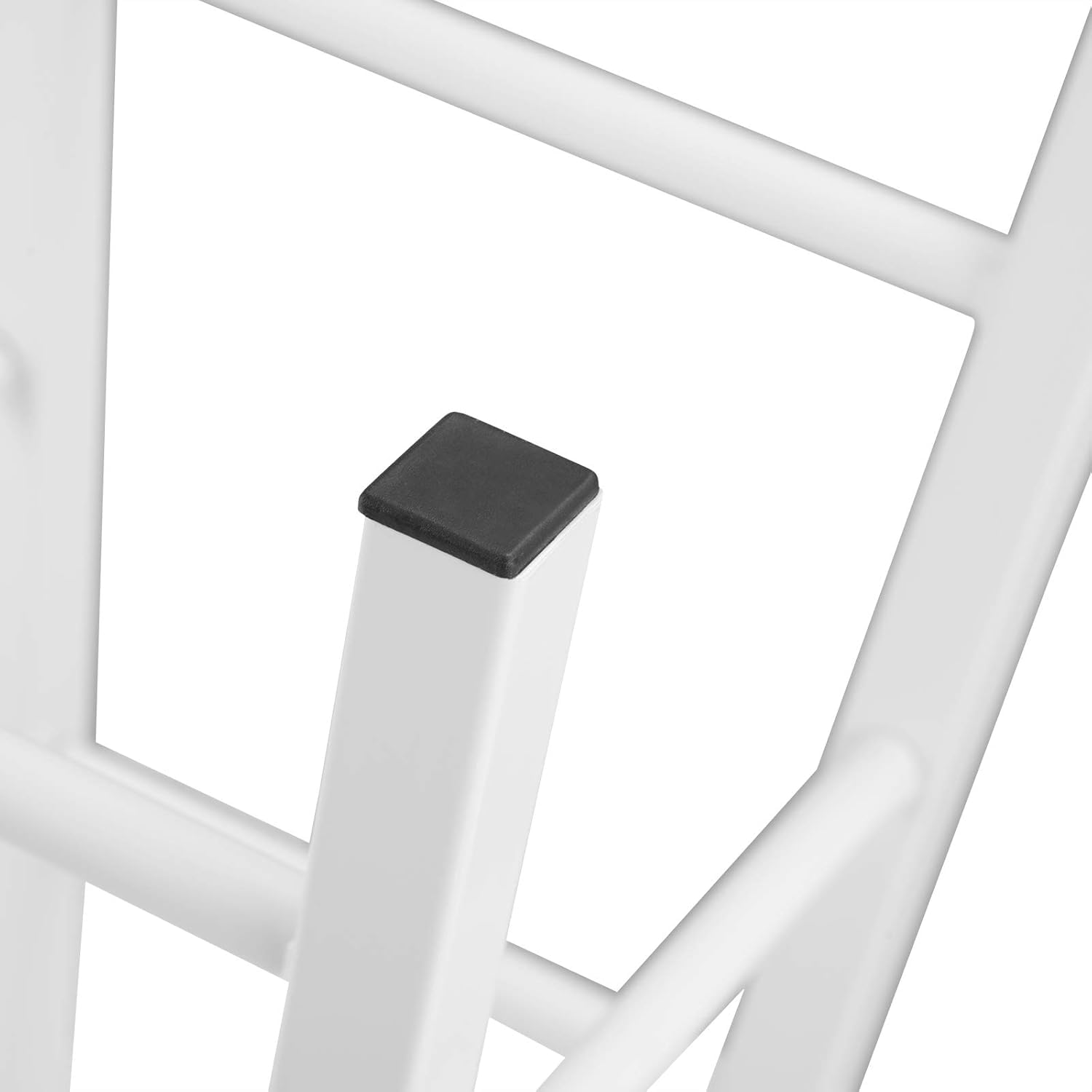 WOLTU Tabourets Bar Lot de 2, Tabouret Haut Cuisine, avec Repose-Pieds, Structure en Acier Stable, Chaise de Bar pour ilot Central Cuisine, Bistrot et Salle à Manger, Design Industriel, Chêne Clair