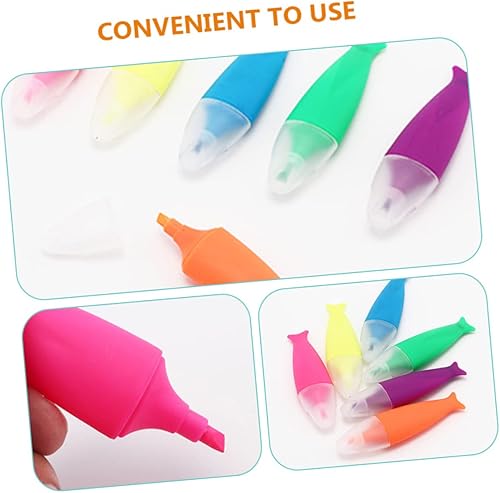 Miniatura 2 de 12 Uds., bolígrafos fluorescentes de acuarela, rotuladores, rotuladores, para lectura, arte, diseño, escuela, oficina