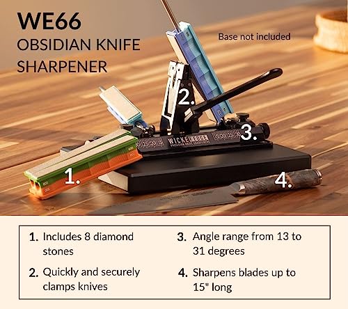 Wicked Edge We66 Obsidian Precision Knife Sharpener #TOP1