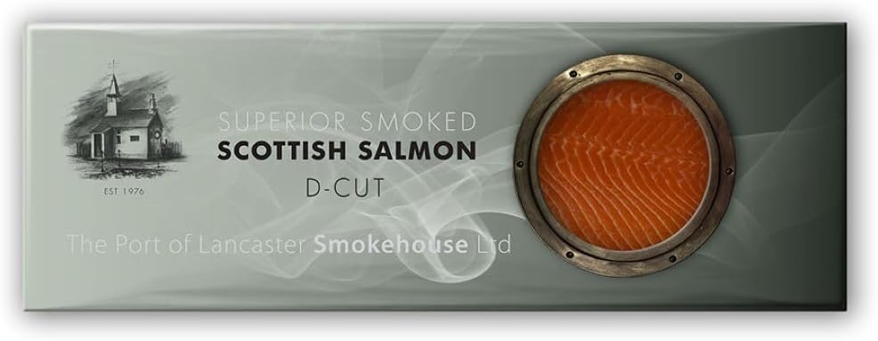 Port Of Lancaster Smoked Scottish Salmon Side- Sliced (min 800g- 1kg)