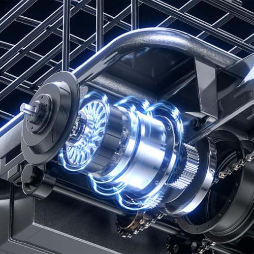 cysum Elektro Dreirad für Erwachsene, 16 Zoll faltbares 3 Rad E-Bike, 48 V 22 Ah Batterie, Reichweite bis zu 120 km,Lastenrad E-Dreirad,Tragkraft 150KG – Bild 5