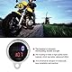 BOROCO 2 in 1 Motorrad LED Digital Voltmeter Drehzahlmesser Messgerät Metall Kilometerzähler Tachometer