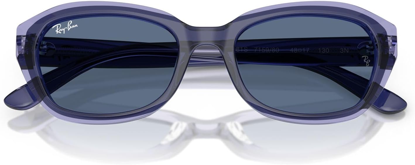 Ray-Ban Unisex Rb8097 William Titanium Square Sunglasses